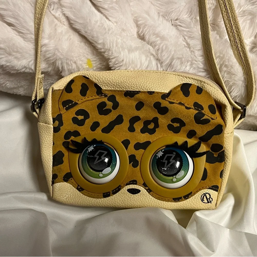 Leopard Print‎ Kids Bag with Fun Eyes